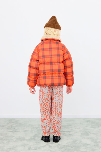 [TINYCOTTONS] Check Padded Jacket - Summer Red