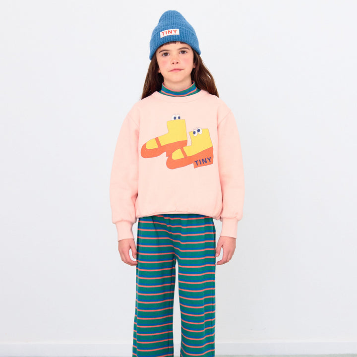 [TINYCOTTONS] Walk Graphic Sweatshirt - Wild Rose