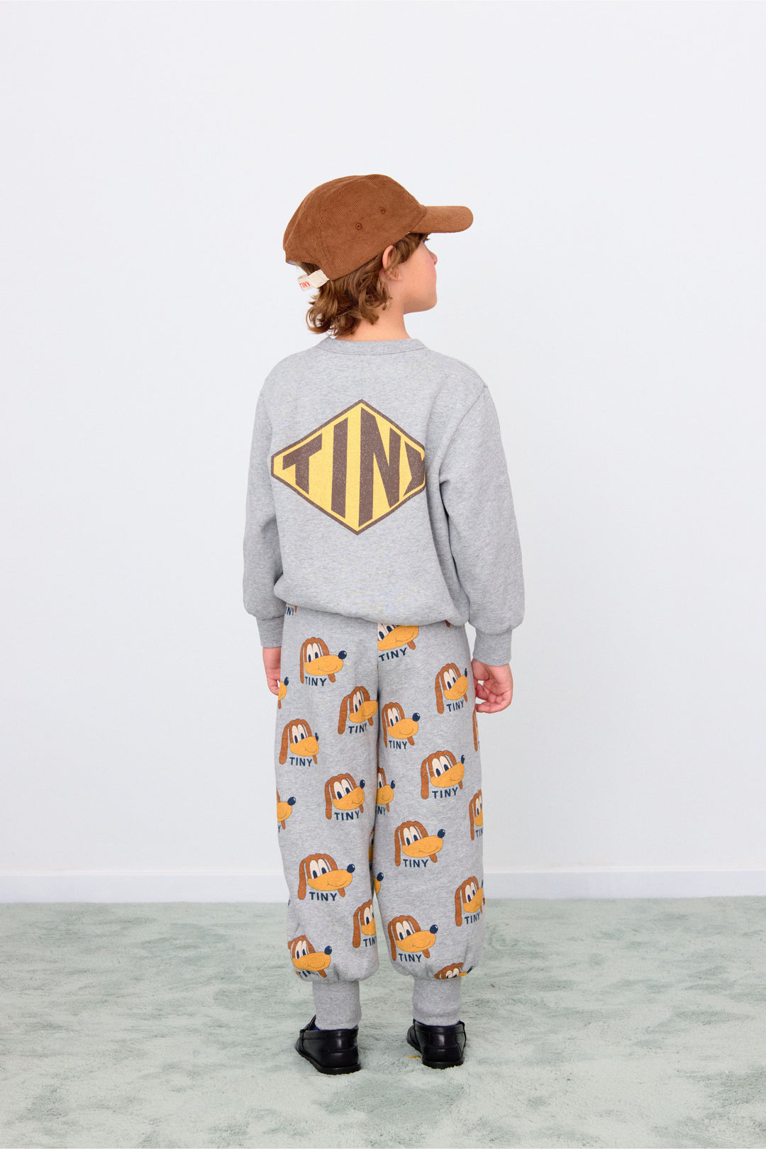 [TINYCOTTONS] Dogs Sweatpant - Medium Grey Heather