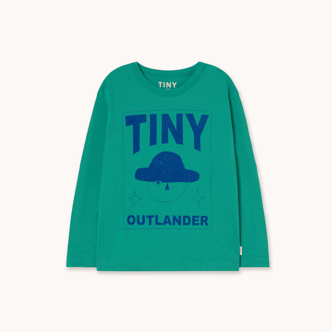 [TINYCOTTONS] Outlander Graphic Sleeve Tee - Emerald