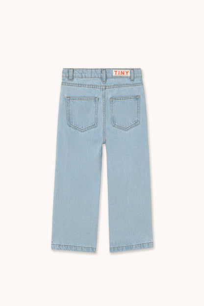 [TINYCOTTONS] Daisies Jeans - Light Blue Denim