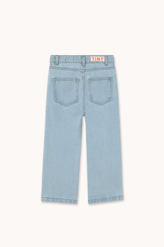 [TINYCOTTONS] Daisies Jeans - Light Blue Denim