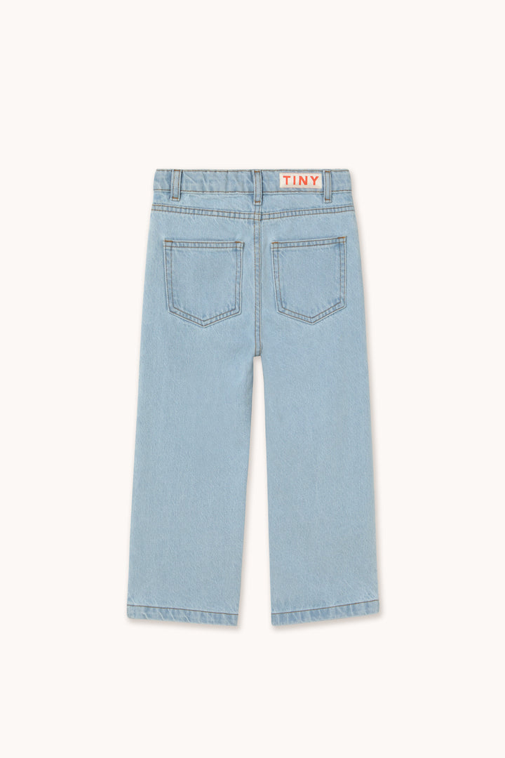 [TINYCOTTONS] Daisies Jeans - Light Blue Denim