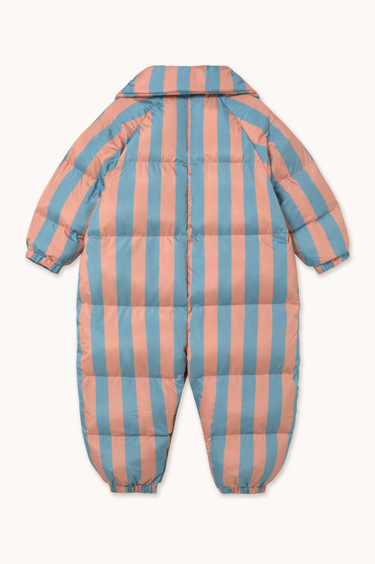[TINYCOTTONS]Nude-Blue Stripes Padded Overall