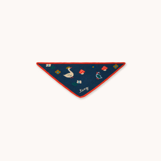 [TINYCOTTONS]Winter Pond Bandana - Ink Blue
