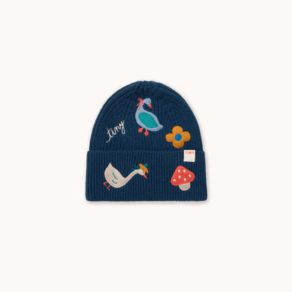 [TINYCOTTONS]Winter Pond Beanie - Ink Blue