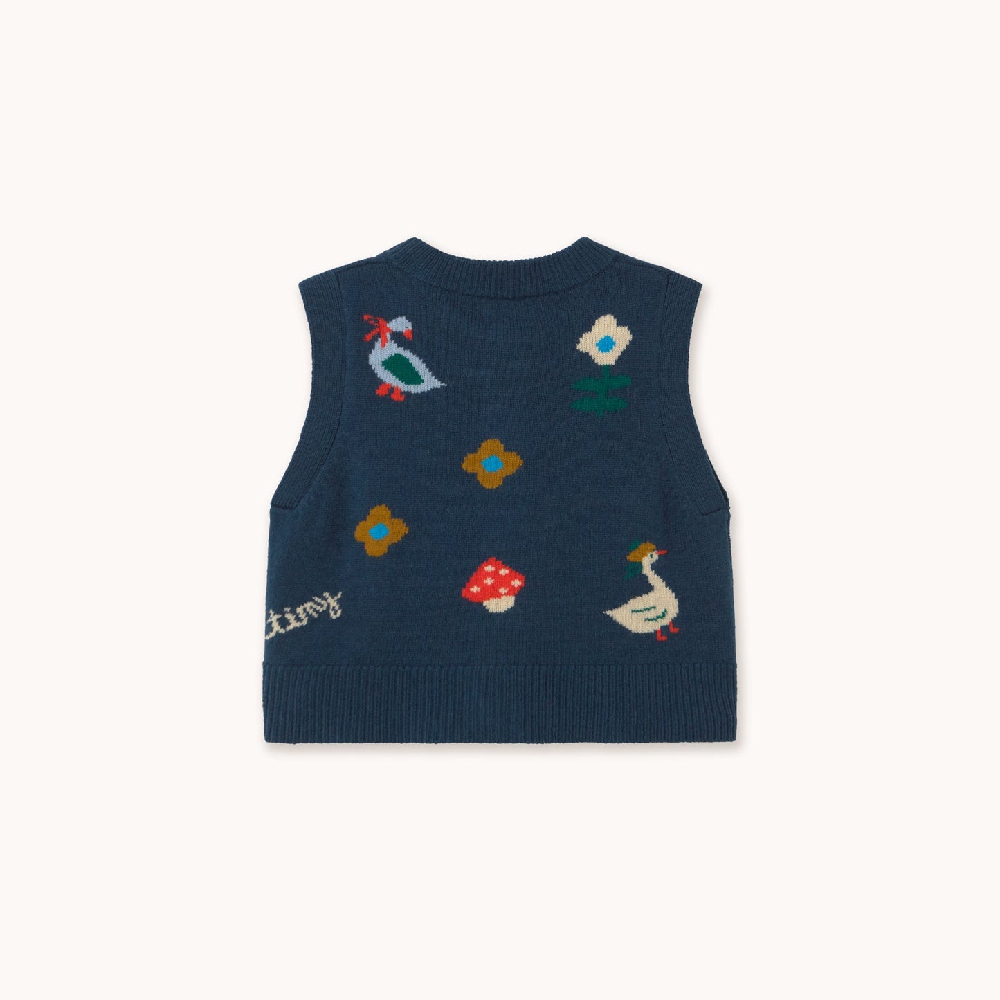 [Tinycottons]Winter Pond Vest - Ink Blue