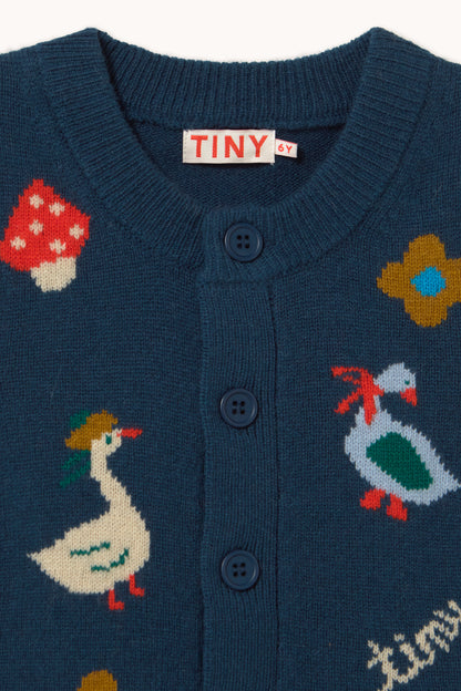 [Tinycottons]Winter Pond Vest - Ink Blue