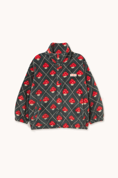 [TINYCOTTONS]Mushrooms Polar Jacket - Ink Blue