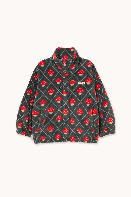 [TINYCOTTONS]Mushrooms Polar Jacket - Ink Blue