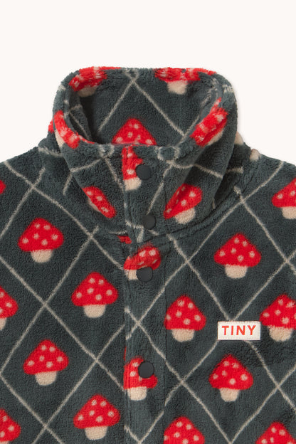 [TINYCOTTONS]Mushrooms Polar Jacket - Ink Blue