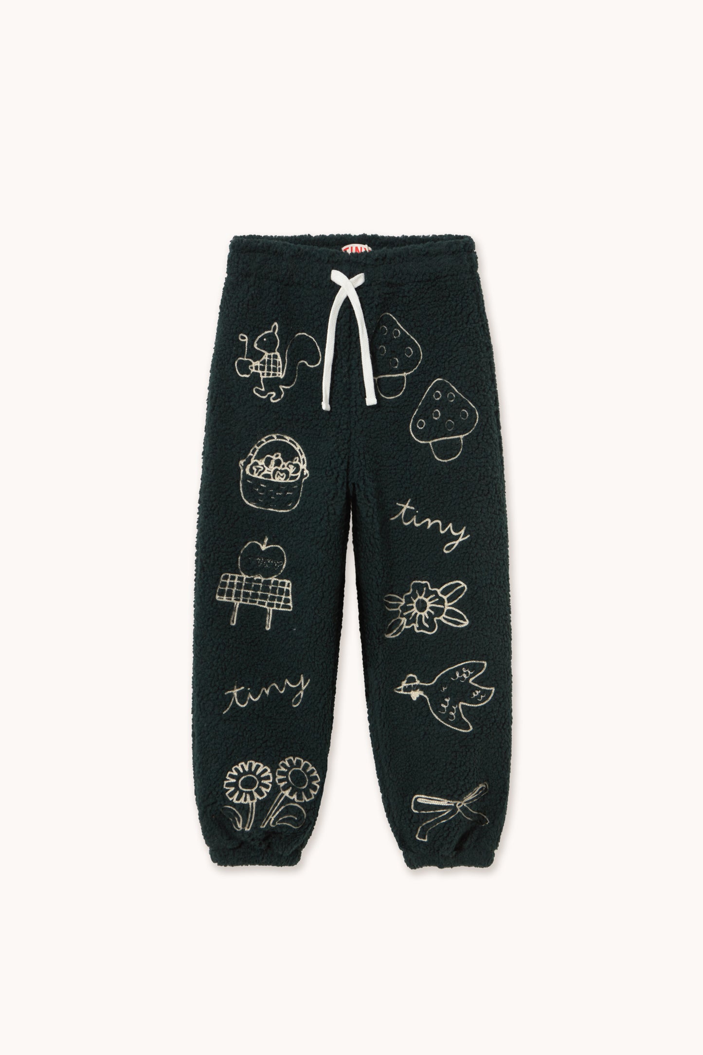 [TINYCOTTONS]Tiny Apples Sherpa Sweatpant - Ink Blue