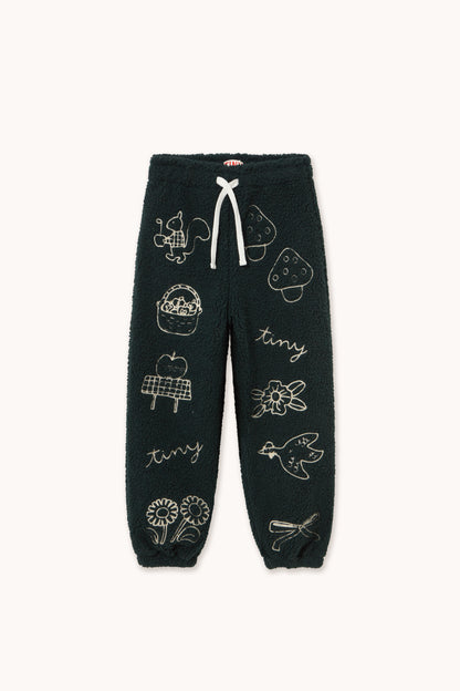 [TINYCOTTONS]Tiny Apples Sherpa Sweatpant - Ink Blue