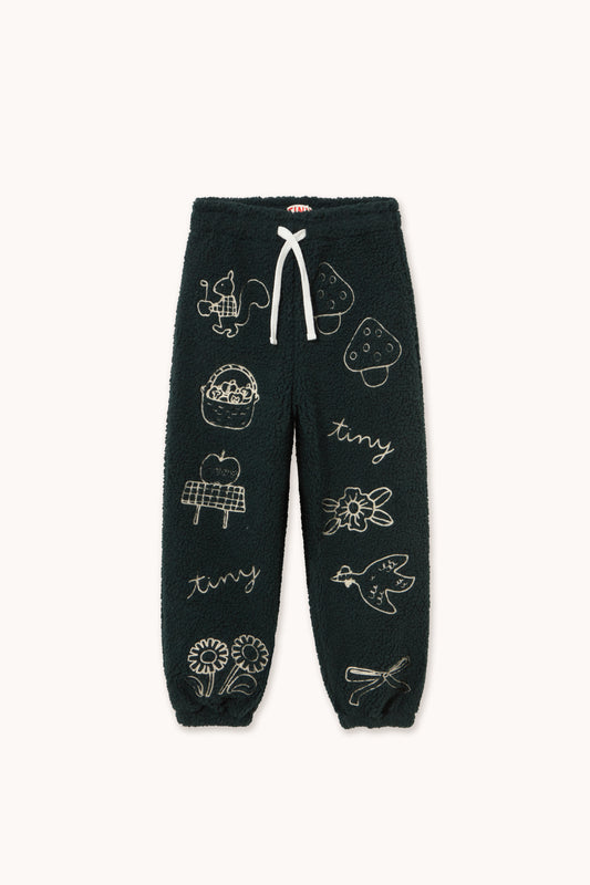 [TINYCOTTONS]Tiny Apples Sherpa Sweatpant - Ink Blue