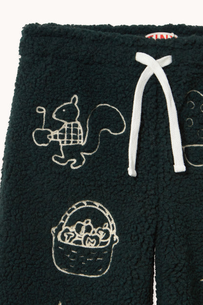 [TINYCOTTONS]Tiny Apples Sherpa Sweatpant - Ink Blue