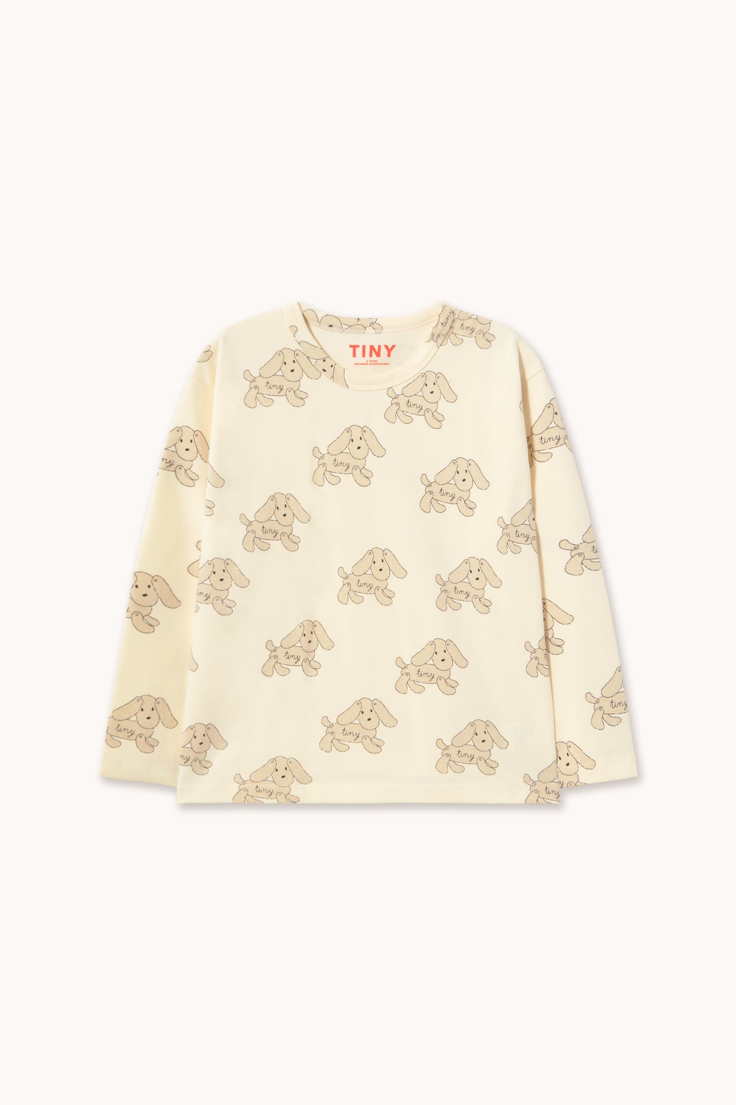 [TINYCOTTONS]Dogs Tee - Vanilla