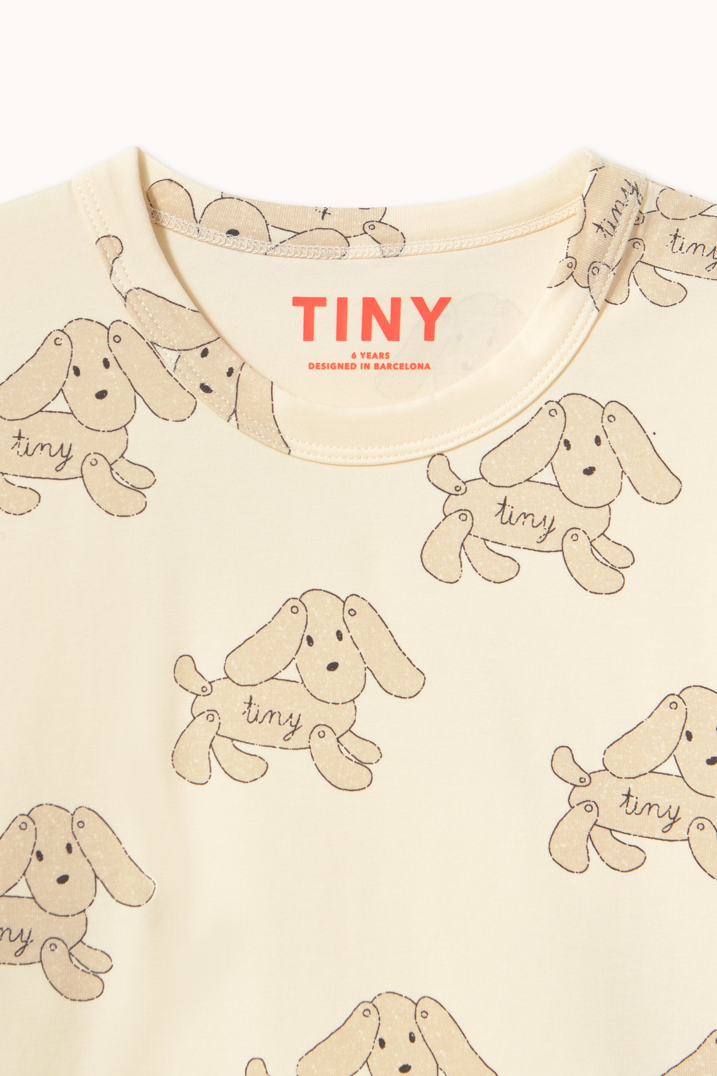 [TINYCOTTONS]Dogs Tee - Vanilla