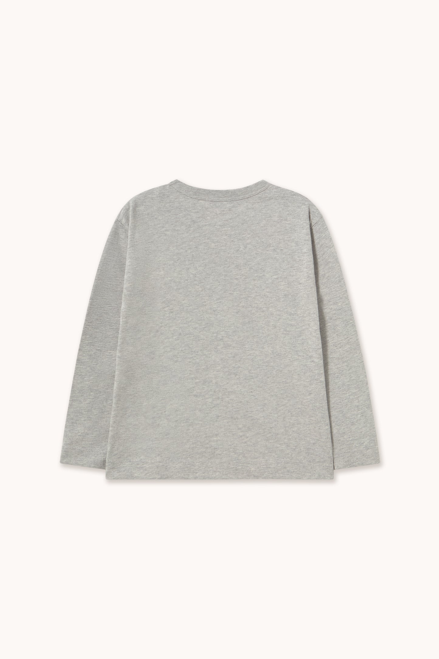 [TINYCOTTONS]Two Dogs Graphic Sleeve Tee - Medium Grey Heather