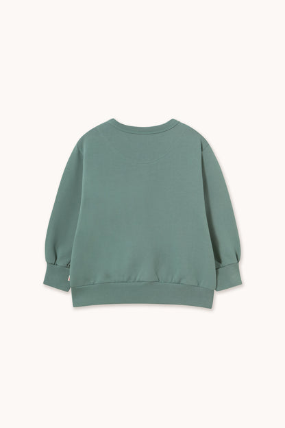 [TINYCOTTONS]Two Dogs Graphic Sweatshirt - Teal