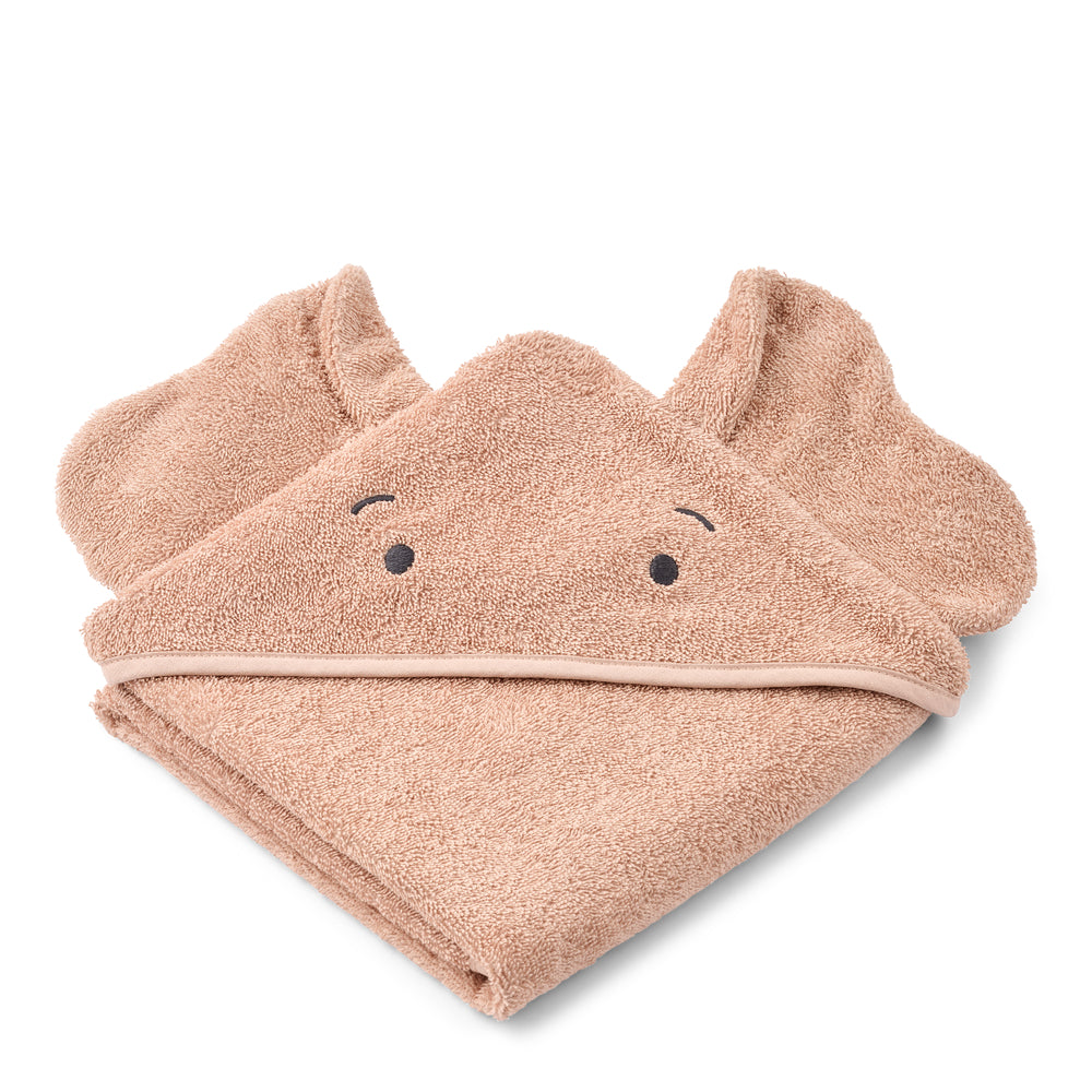 [Liewood] Albert Elephant Hooded Towel-Pale Tuscany