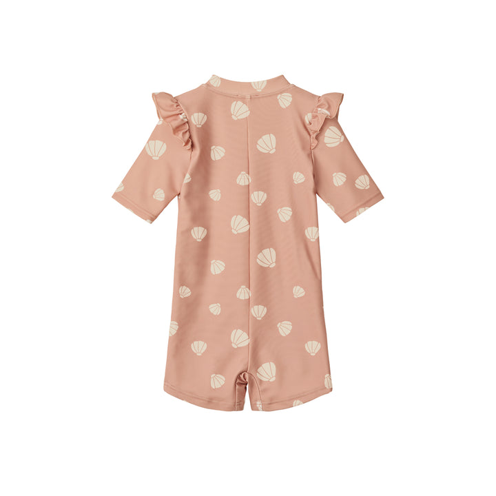 [Liewood] Amel Printed Swim Jumpsuit - Shell / Pale Tuscany