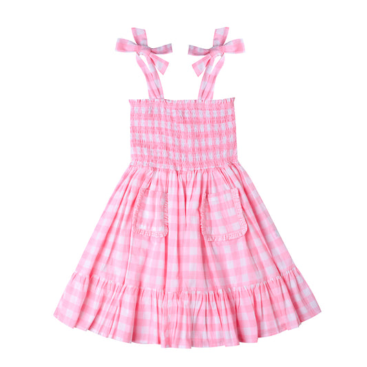 [Kidsagogo] Annika Dress Vichy - Camelia