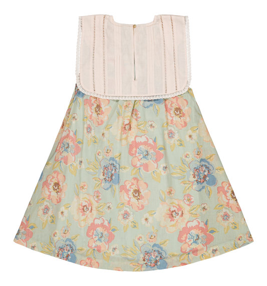 [Bachaa] Azur Robe Dress - Watercolor Print