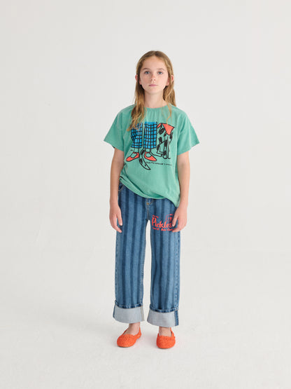 [ Bobo Choses] Dog Friendship T-shirt - Green