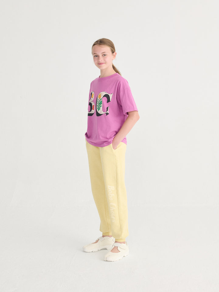 [ Bobo Choses] Spring Letters T-shirt - Purple