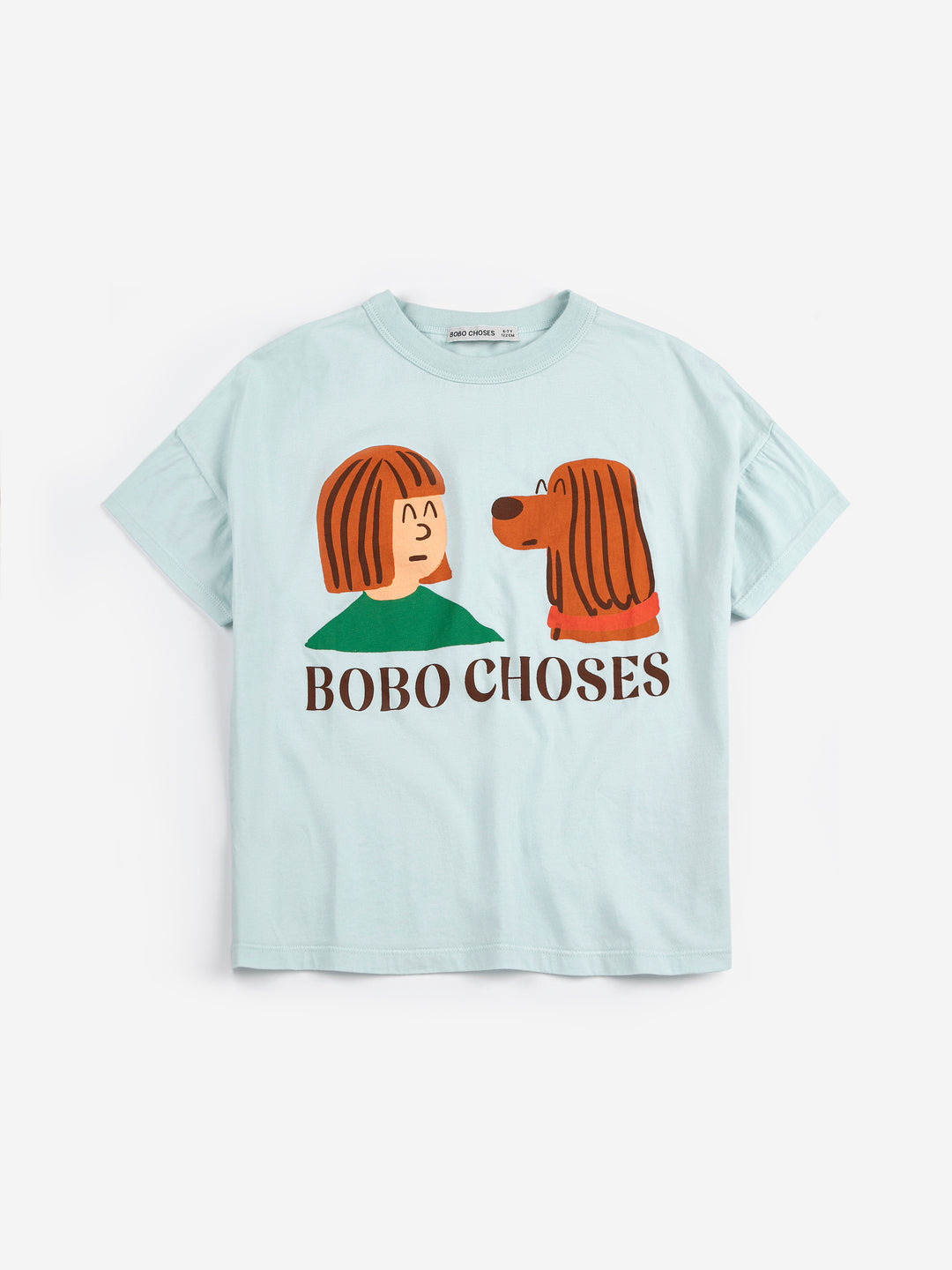 [ Bobo Choses] Friends In A Pickle T-shirt - Light Blue