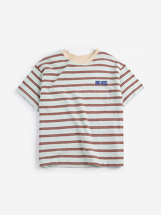 [Bobo Choses] Stripes T-shirt - Light Blue