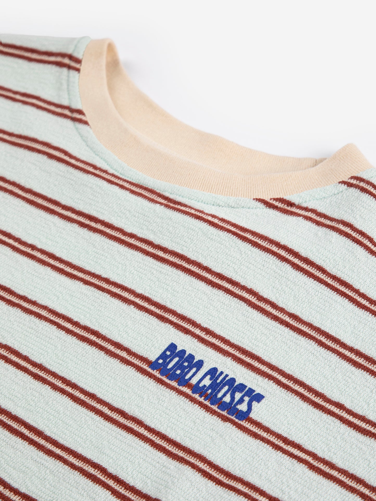 [Bobo Choses] Stripes T-shirt - Light Blue