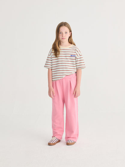 [Bobo Choses] Stripes T-shirt - Light Blue