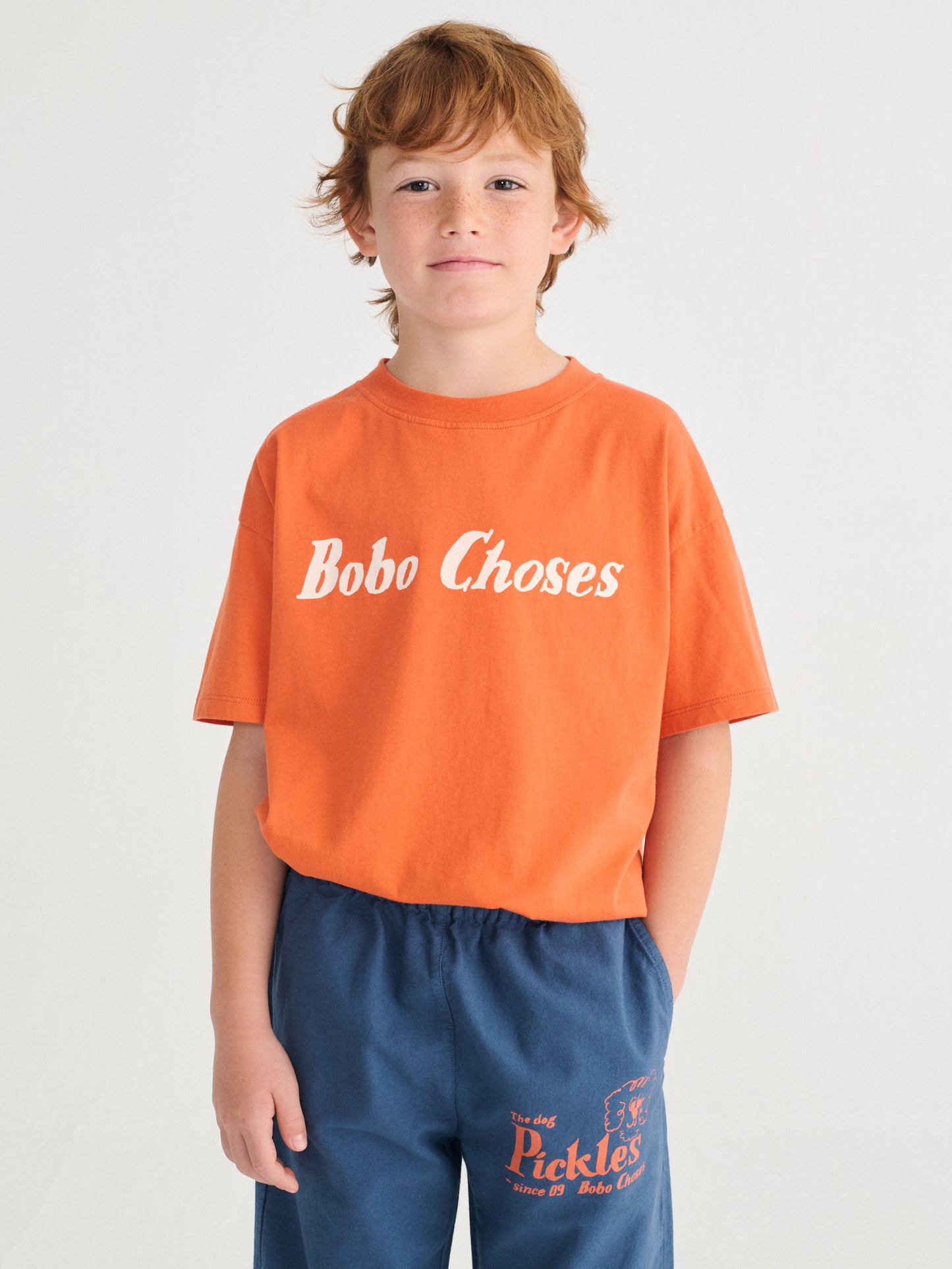 [ Bobo Choses] Pickles The Dog Woven Pants - Navy Blue