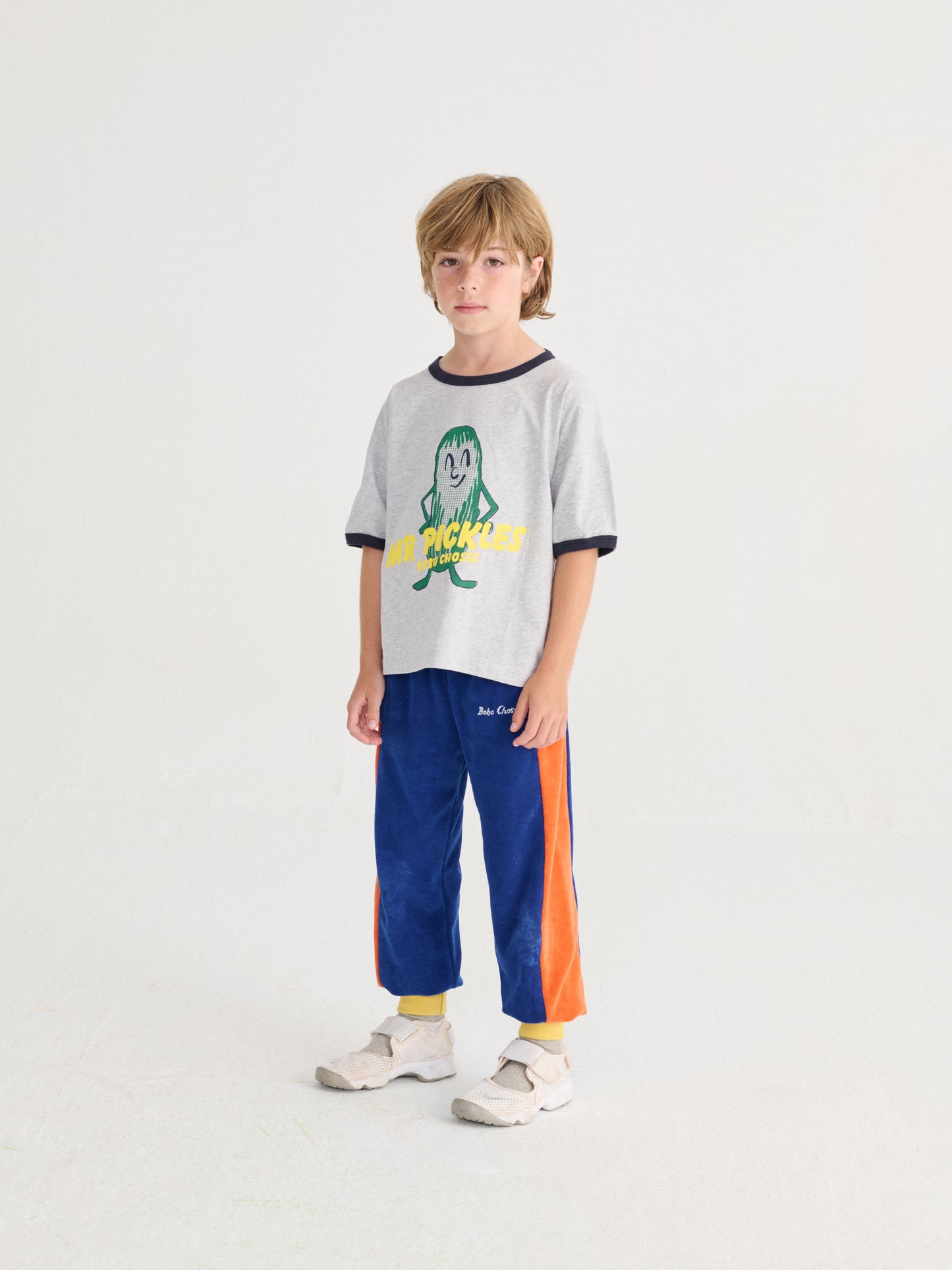 [ Bobo Choses] Mr Pickles T-shirt - Heather Grey