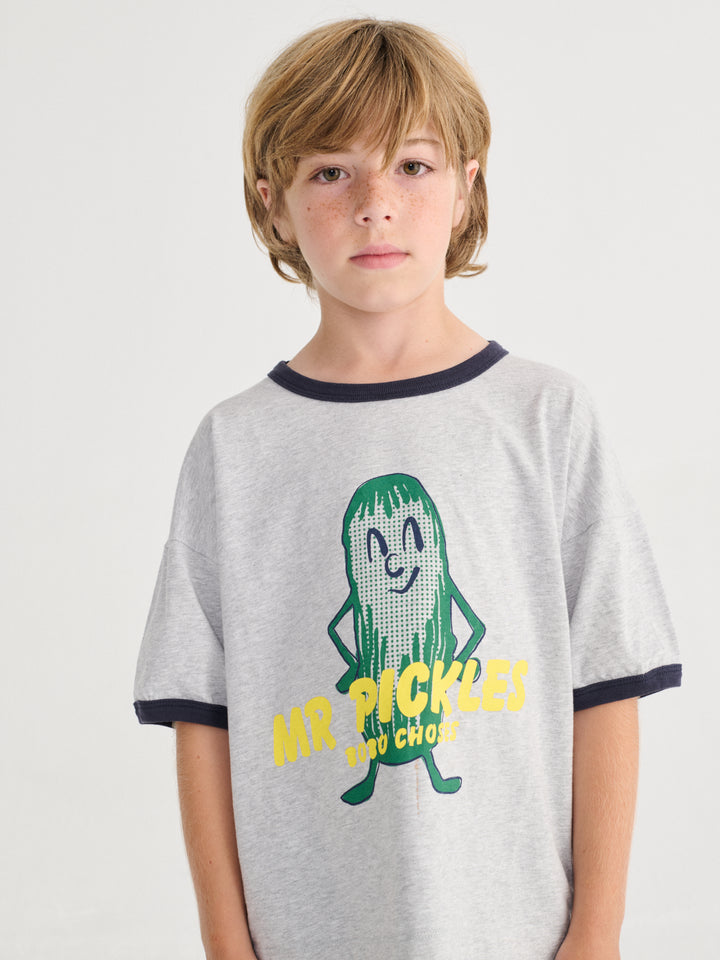 [ Bobo Choses] Mr Pickles T-shirt - Heather Grey