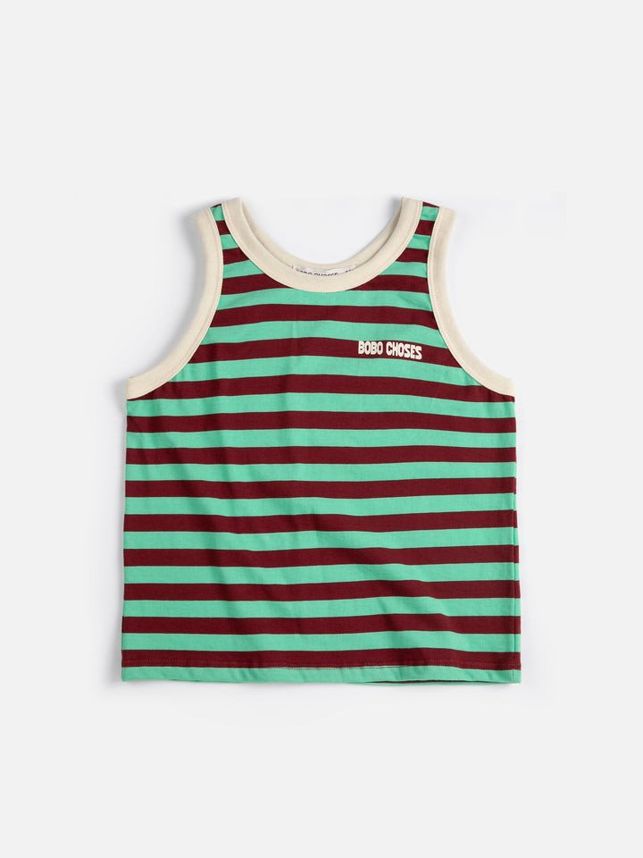 [Bobo Choses] Stripes Tank Top - Green