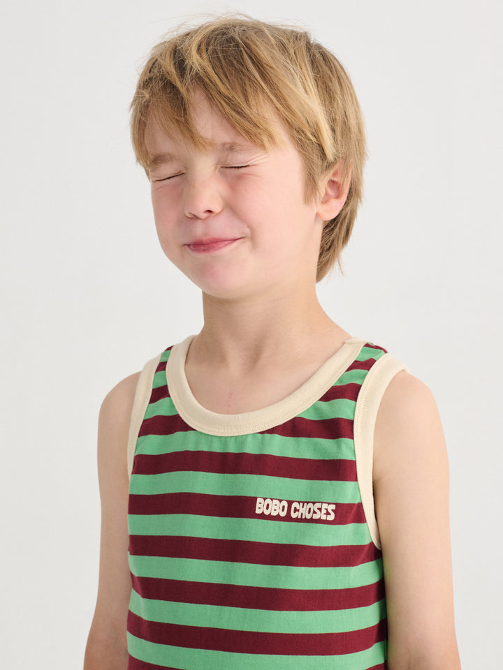 [Bobo Choses] Stripes Tank Top - Green