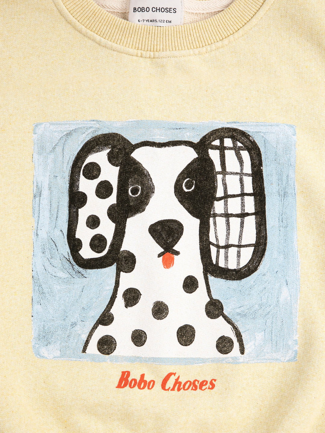[ Bobo Choses] Van Dog sweatshirt - Yellow