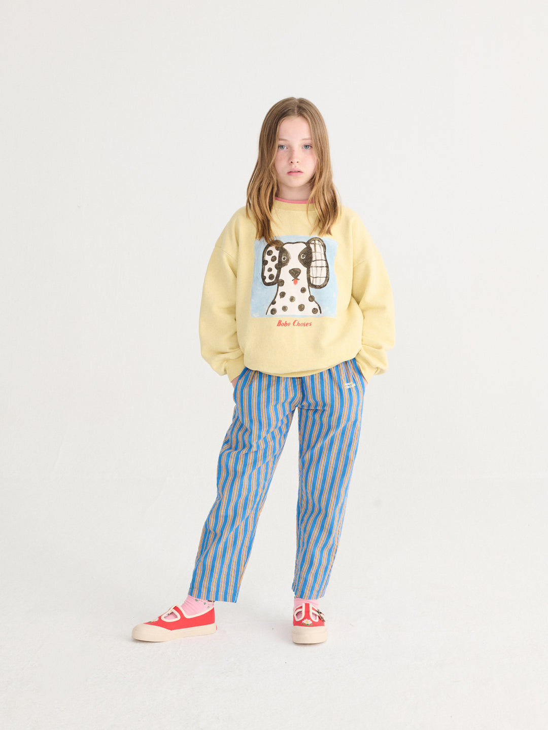 [ Bobo Choses] Van Dog sweatshirt - Yellow