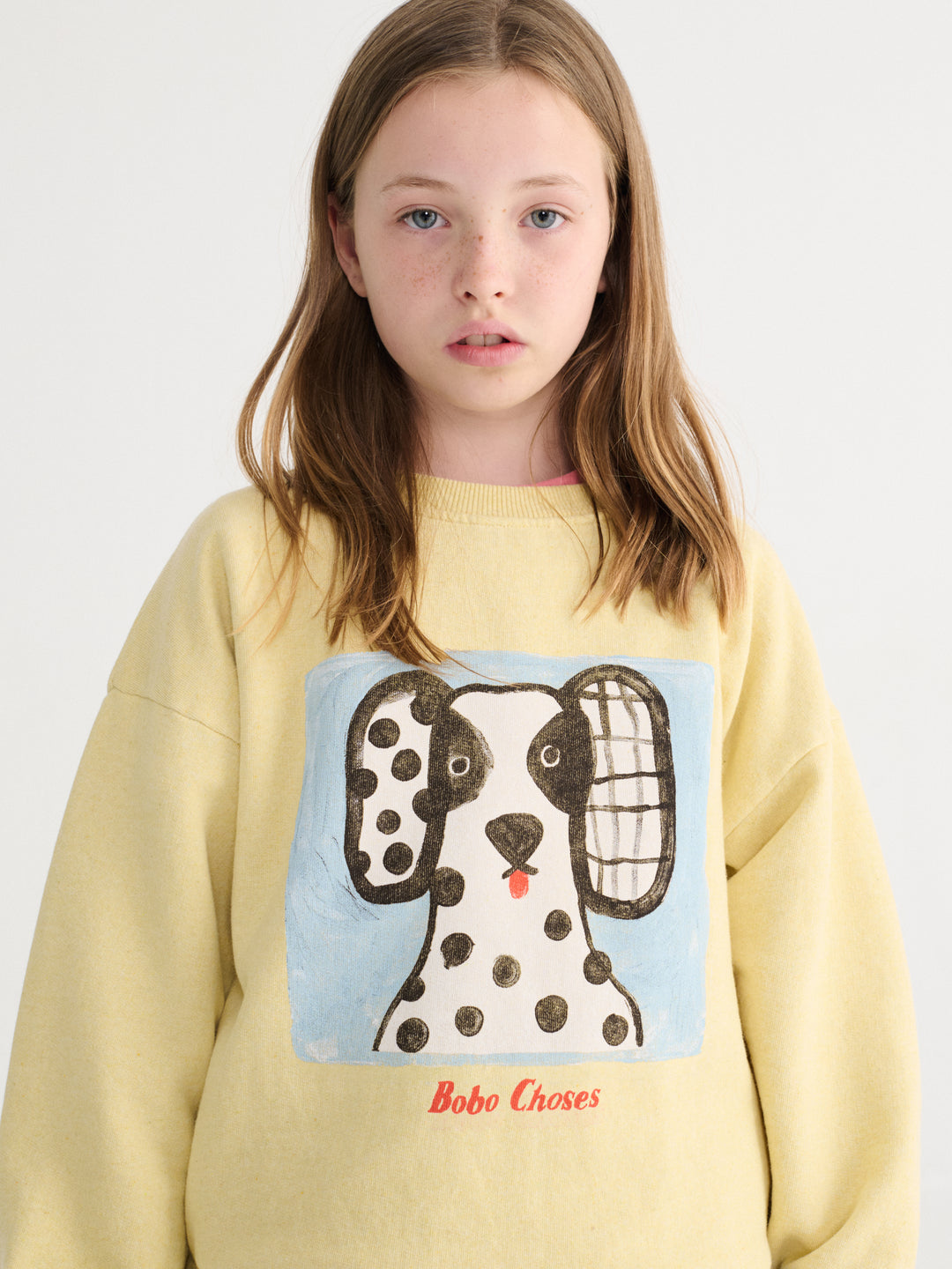 [ Bobo Choses] Van Dog sweatshirt - Yellow
