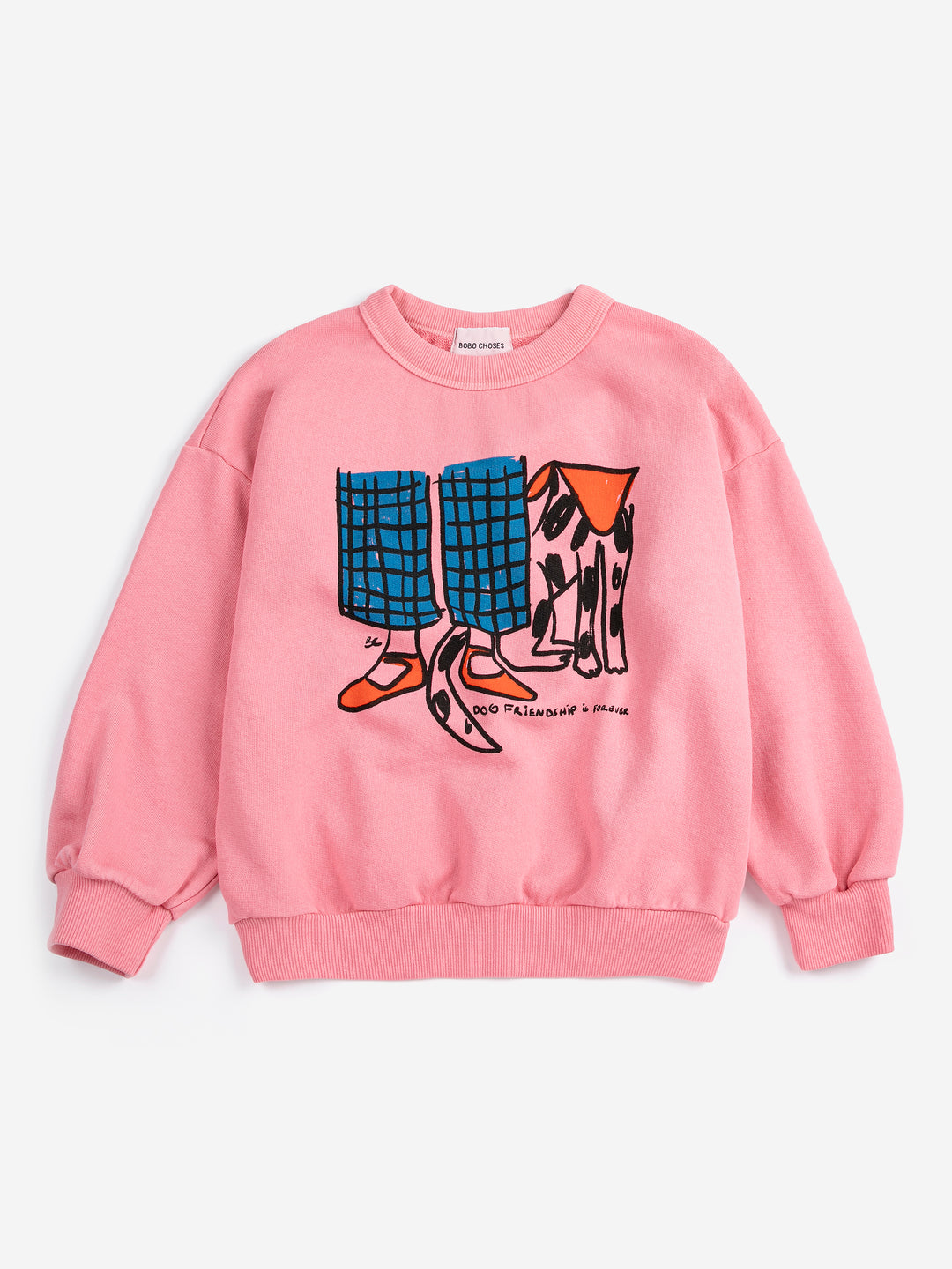 [ Bobo Choses] Dog Friendship sweatshirt - Pink