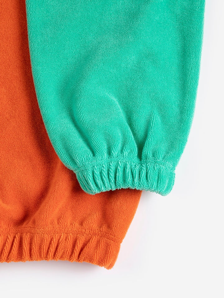 [ Bobo Choses] Color Block zipped Sweatshirt - Multicolor