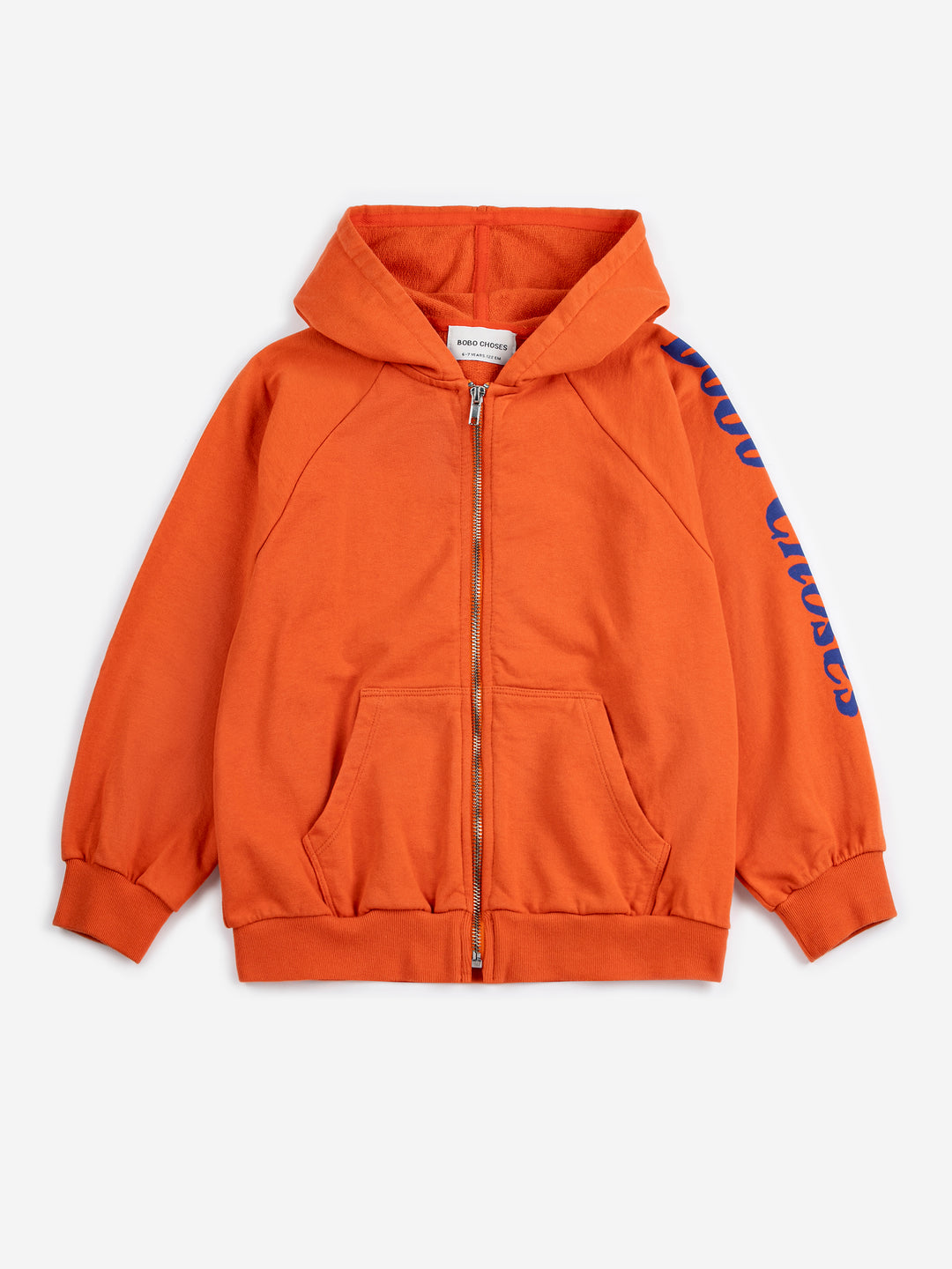 [ Bobo Choses] Zipped Hoodie - Orange