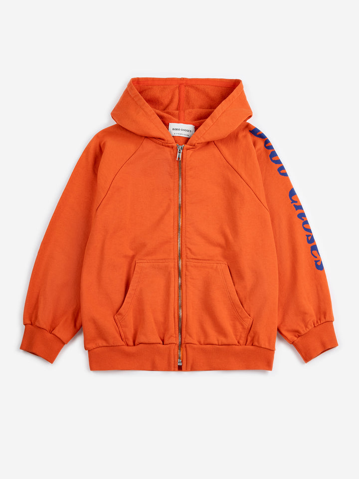[ Bobo Choses] Zipped Hoodie - Orange