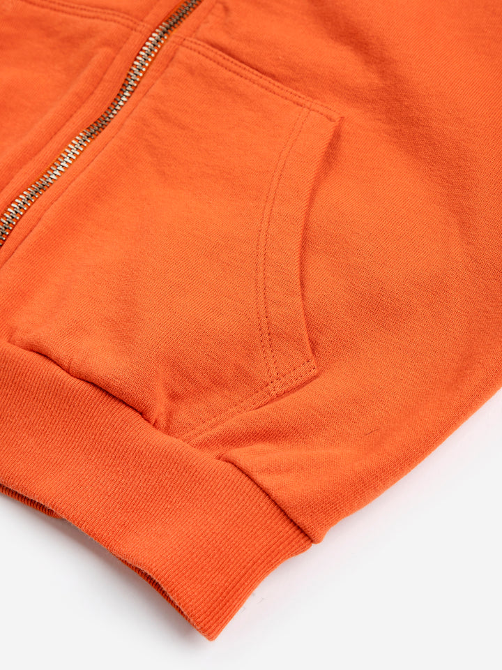 [ Bobo Choses] Zipped Hoodie - Orange