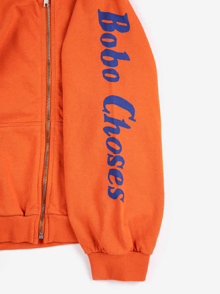 [ Bobo Choses] Zipped Hoodie - Orange