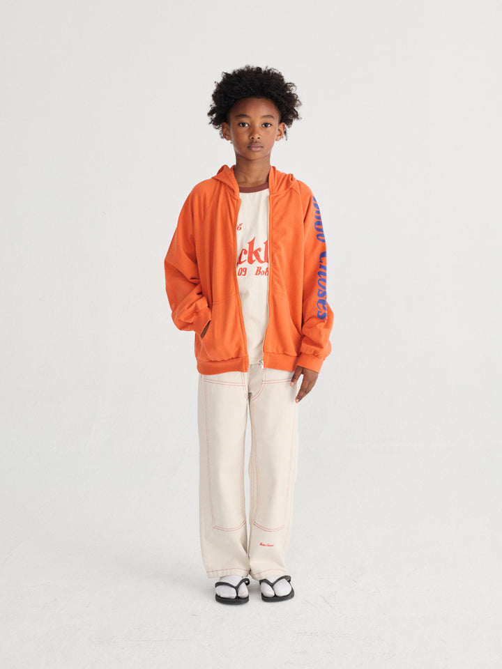 [ Bobo Choses] Zipped Hoodie - Orange