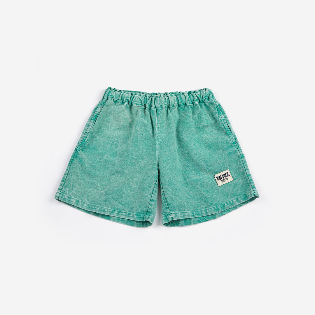 [ Bobo Choses] Since 09 Woven Bermuda Shorts - Green