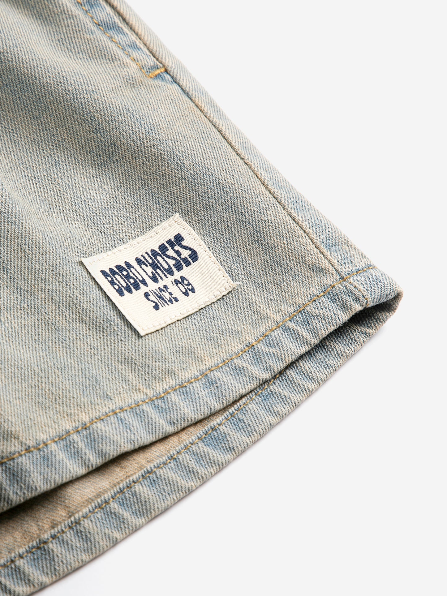 [ Bobo Choses] Since 09 Woven Bermuda Shorts - Prussian Blue